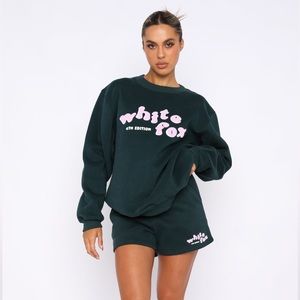 White Fox 4th Edition Oversized Sweater Clover